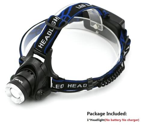 Extreme Zoom XML T6 LED Headlamp – 5000 Lumen Adjustable Focus Flashlight