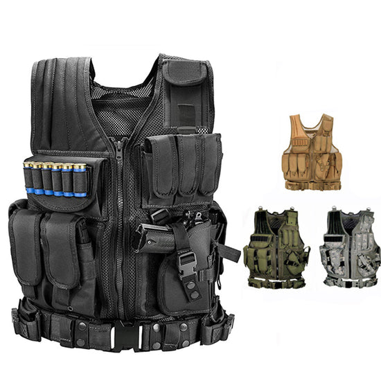 Multi-Purpose Elite Tactical Vest | 600D Modular Gear Carrier for Hunting, Fishing & Combat