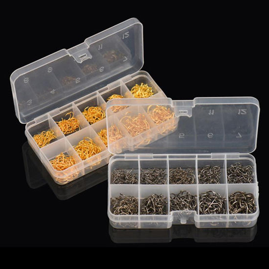 600PCS High Carbon Steel Circle Fishing Hooks Set (