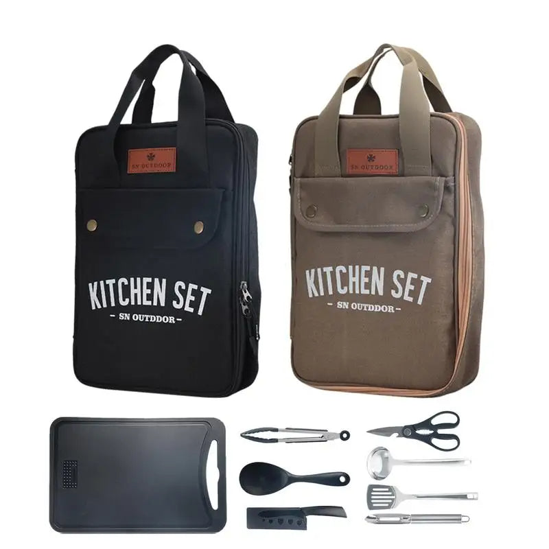 Stainless Steel

Portable Cookware

Outdoor Cooking

Organizer Bag

Lightweight Kitchen

Hiking Kitchen

Food Prep Kit

Deadfall Creations

Canada Camping Gear

Camping Utensils

Camping Kitchen Set

Camp Cooking

8 Piece Set

Camping cooking gear

Hiking cookware set

Stainless steel camp cookware

Portable cooking set for camping

Campfire cooking kit

Outdoor cooking utensils

Lightweight camping pots and pans