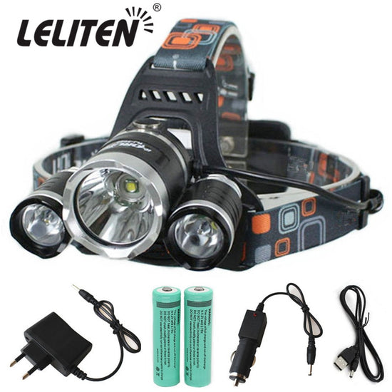 Extreme Bright 15000Lm CREE T6 LED Headlamp – Multi-Function Rechargeable Torch