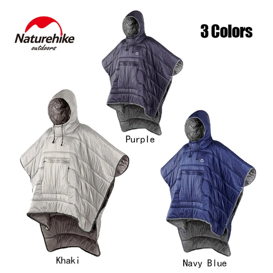 Naturehike Wearable Sleeping Bag Quilt - Unisex Waterproof Outdoor Poncho
